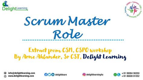 Scrum Master Role Youtube