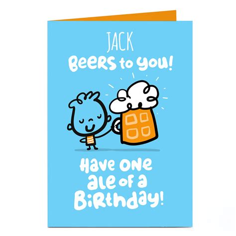 Buy Personalised Fruitloops Birthday Card Beers To You For Gbp 179