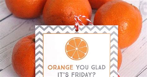 Orange You Glad Its Friday Printable Printable Word Searches