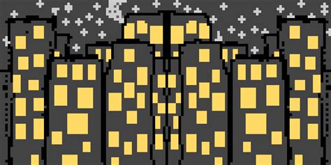 Lonely City Pixel Art