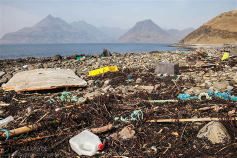 Rubbish On Beach Isle Of Skye Alex Hyde