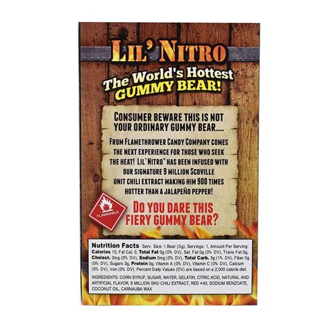 LIL NITRO 2 Pack The World S Hottest GUMMY BEAR Extreme Spicy