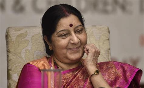 selection of the most iconic photos from sushma swaraj s life