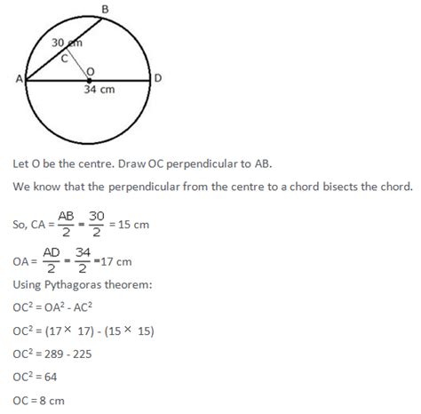 Ad Is The Diameter Of A Circle With Centre O And Ab Is A Tangent To A