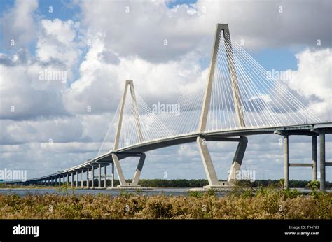 Cooper River Bridge Charleston South Carolina Stock Photo Alamy