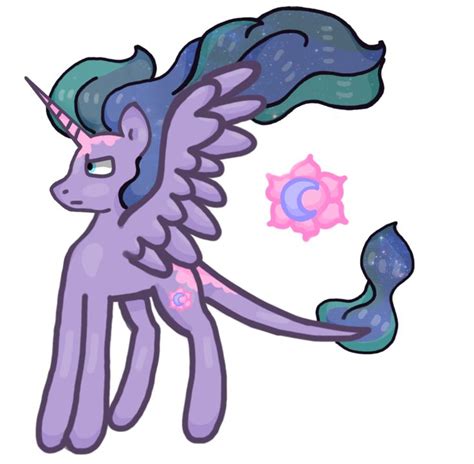 Lunacelestia Fusion Mlp My Little Pony Princess Luna Luna