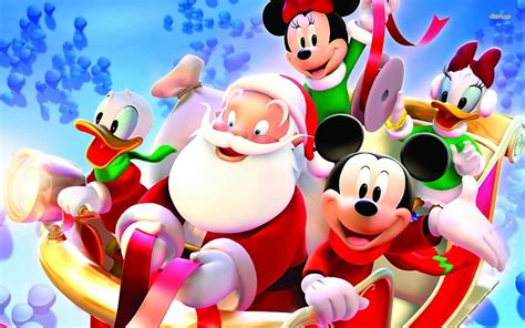 Christmas Disney Mickey And Minnie Mouse And Friends Disney Merry