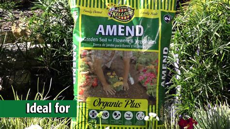 Kellogg Garden Organics Amend Garden Soil For Flowers And Vegetables