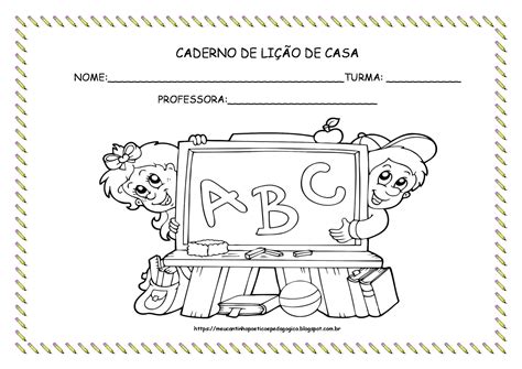 Foto De Caderno Com Lição