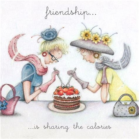 Cards Friendship Is Sharing The Calories Friendship Is Sharing The
