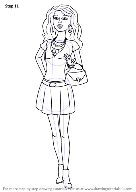 This tutorial shows the sketching and. Learn How to Draw Nikki from Barbie Life in the Dreamhouse ...