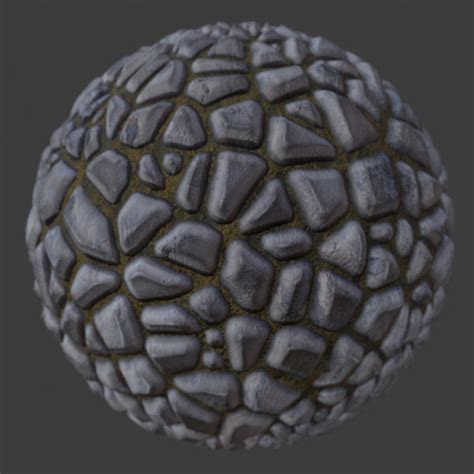 Stylized Cobble 3 Pbr Material Free Pbr Materials