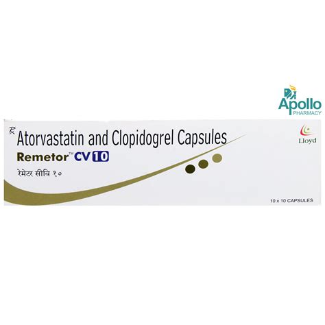 Remetor Cv 10 Capsule Uses Side Effects Price Apollo Pharmacy