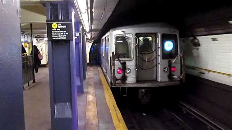 Nyc Subway R42 Train On The C Departing 4th Ave Eastbound Youtube