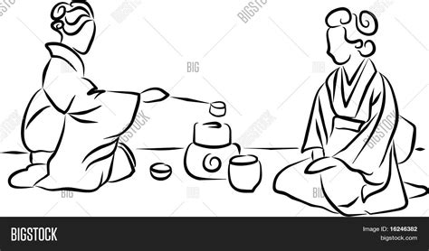 Japanese Tea Ceremony Vector And Photo Free Trial Bigstock