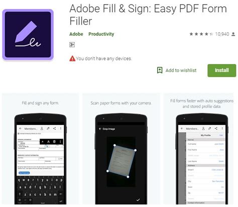 With adobe fill & sign dc you can instantly turn digital files or paper documents into forms you can fill, sign, and send electronically. Best Apps to Edit PDF on Android