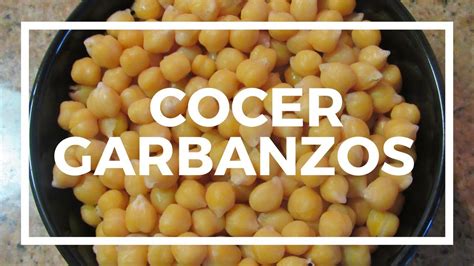 La sal puede añadirse una vez estén cocinados. COCER GARBANZOS FACIL / LAS RECETAS DE MAMA - YouTube