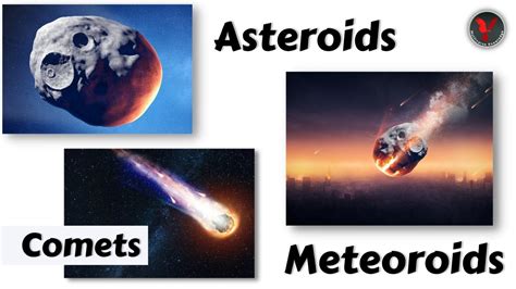 What Are Asteroids Comets And Meteors Objects In The Sky Space