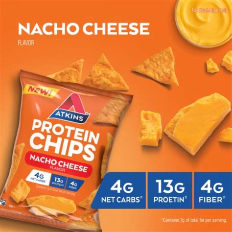 Atkins Single Nacho Cheese Protein Chips 1 Ct 11 Oz Frys Food Stores