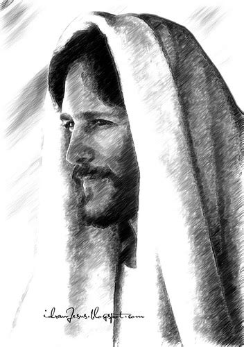 Jc07 Jesus Christ Pencil Sketch Art