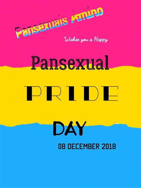 Happy Pansexual Pride Day Pansexuals Amino