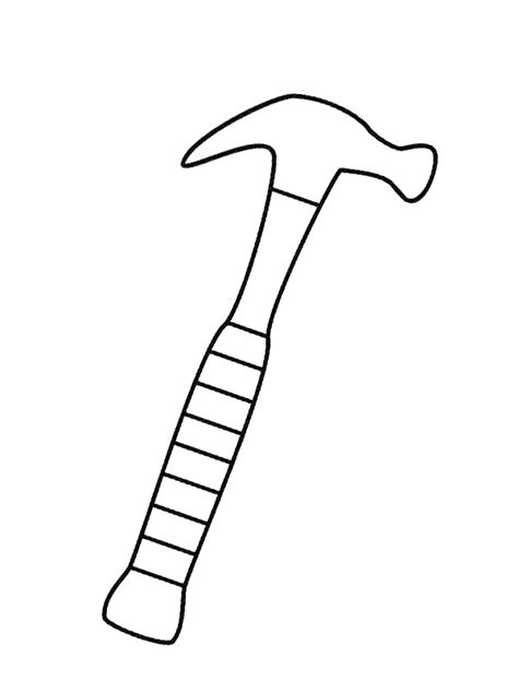 Hammer Coloring Page Funny Coloring Pages