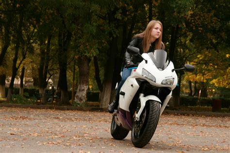 free images girl car vehicle motorcycle ride blonde beauty biker leather jacket