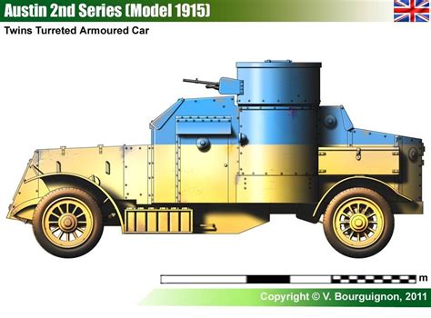 Austin 1915 Armoured Car Armored Vehicles Tanks Military Armor