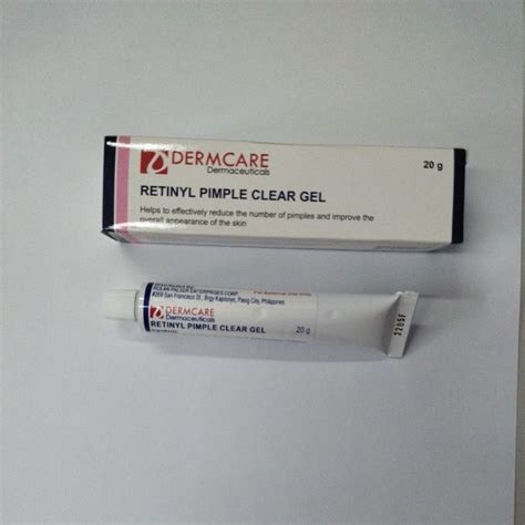 100 Authentic Dermcare Dermaceuticals Retinyl Pimple Clear Gel 20g