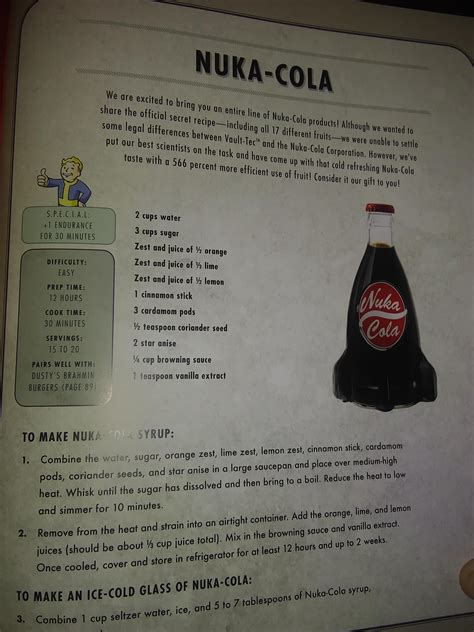 This guide will show you how to earn all of the achievements. Fallout 4 Nuka Cola Recipes List