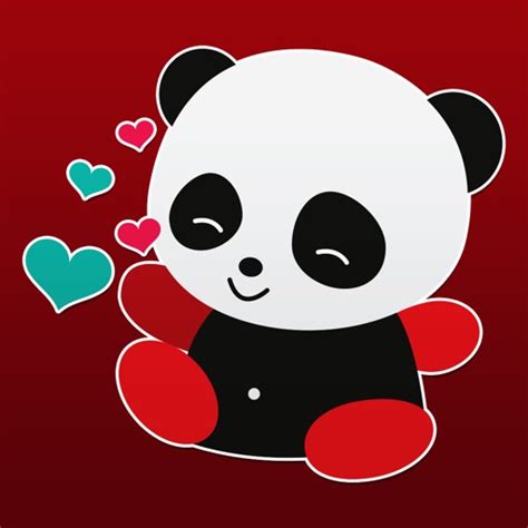 Sweet Panda Messenger Stickers By Innovative Mobile