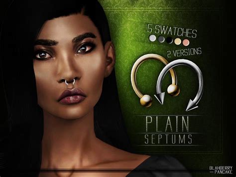 The Best Septum Piercings Cc For The Sims 4 — Snootysims