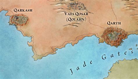 29 Qarth Game Of Thrones Map Maps Database Source