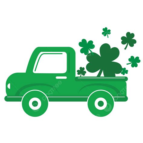 St Patricks Day Clipart Hd Png St Patricks Day Green Lucky Truck Clip