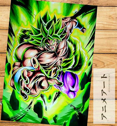 Just Finished Drawing Full Powered Broly 2019 In Dragon Ball Legends