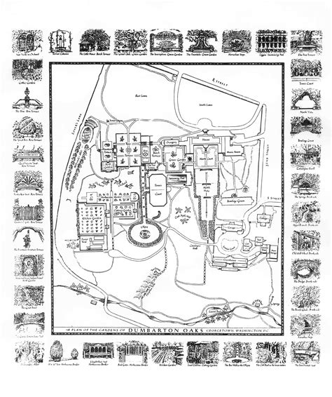 Artful Mapping Of The Dumbarton Oaks Gardens — Dumbarton Oaks
