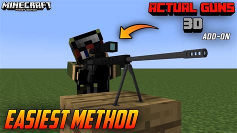 Actual Guns Addon Mcpe How To Add Guns In Minecraft Bedrock Edition