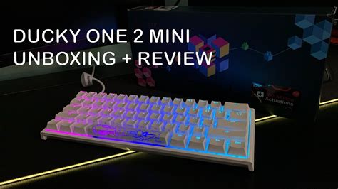 Ducky One 2 Mini Pure White Unboxing Review Speed Silver Switches