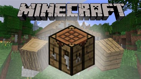 How To Make A Crafting Table In Minecraft 147 Youtube