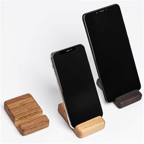 Personalized Phone Holder For Desk Wood Stand For Phone Etsy