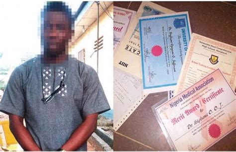 i paid n100 000 for seven forged certificates fake doctor in luth confesses daily post nigeria
