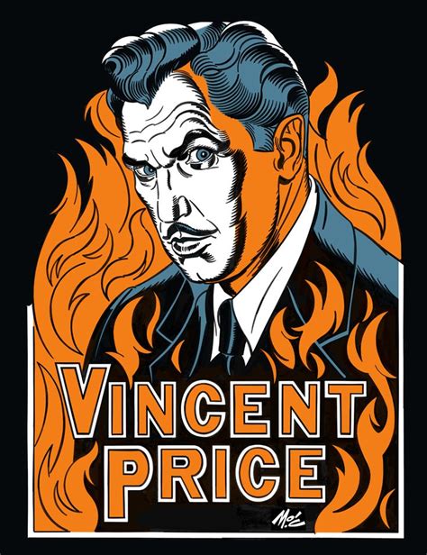 Iconic Vincent Price Art By Mitch Oconnell