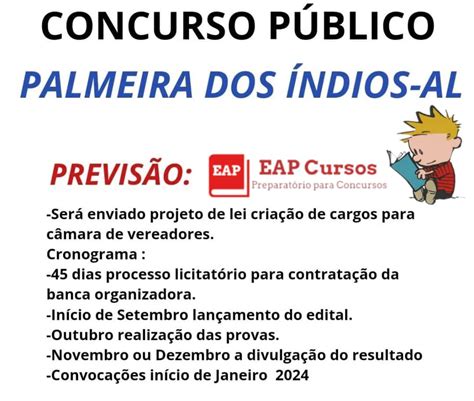 Edital Concurso Palmeira Dos índios 2023 Pdf
