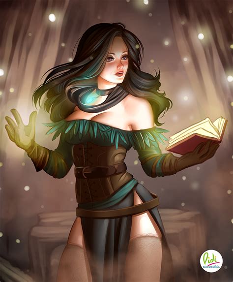 Yennefer Of Vengerberg The Witcher And 1 More Drawn By Didi Esmeralda