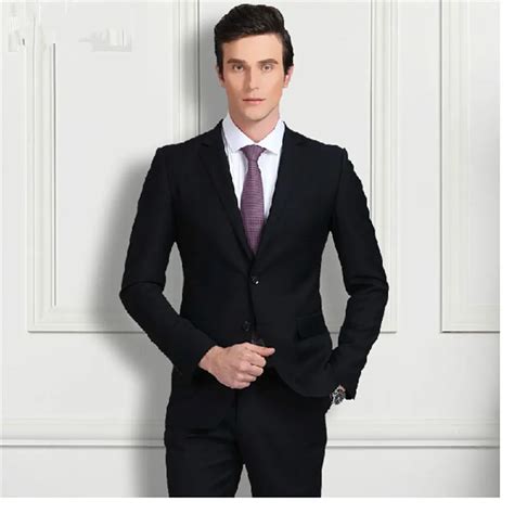 Men Dress Suit Male Business Professional Attire Groom Send Tie Order