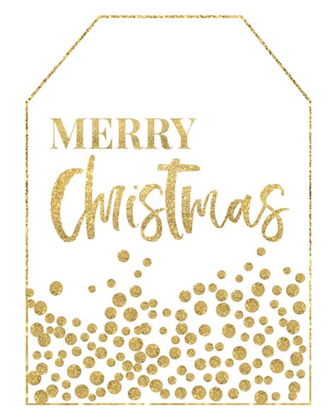 Gold Free Printable Christmas To From Tags Paper Trail Design