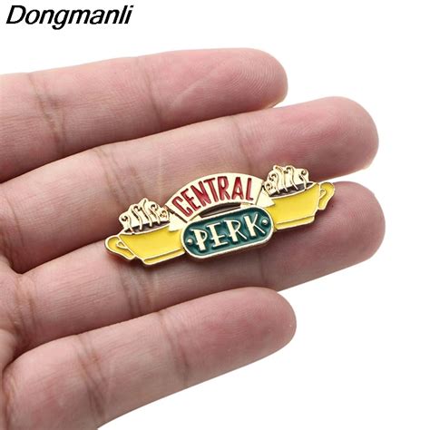 P2961 Dongmanli Friends Tv Show Central Perk Coffee Time Enamel Pin
