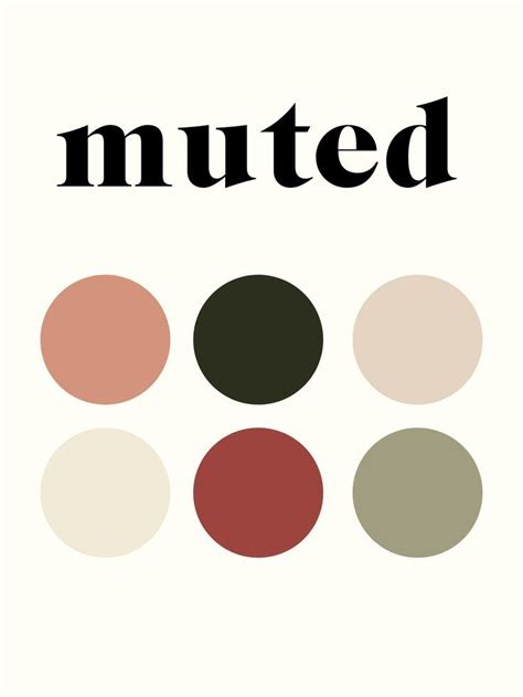 Muted Color Palette Hex Color Palette Flat Color Palette Brand