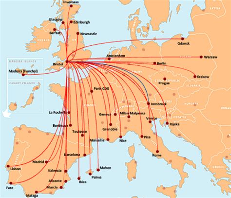 Abfall Viskos Hampelmann Easyjet Flight Route Map Fertig Fr Ulein Widerstand