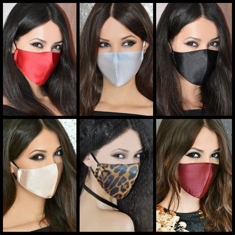 Satin Cotton Face Mask Sexy Face Mask Designer Face Mask Fashion Face Mask Luxury Face Mask